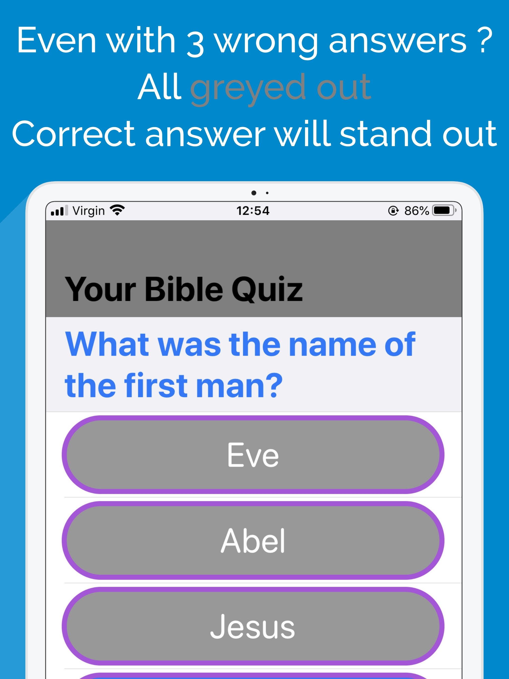 Play Bible Quiz Challenge Mind