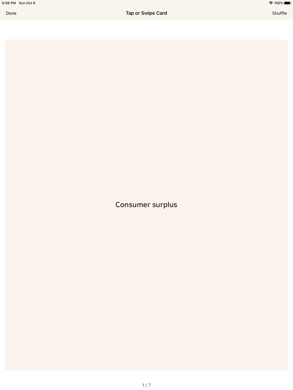 Unlimited Flash Cards iPad screenshot 6 - Utilities app