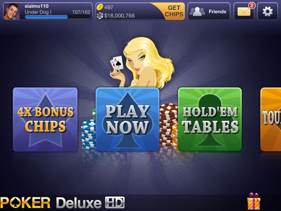Texas HoldEm Poker Deluxe HD iPad app afbeelding 1