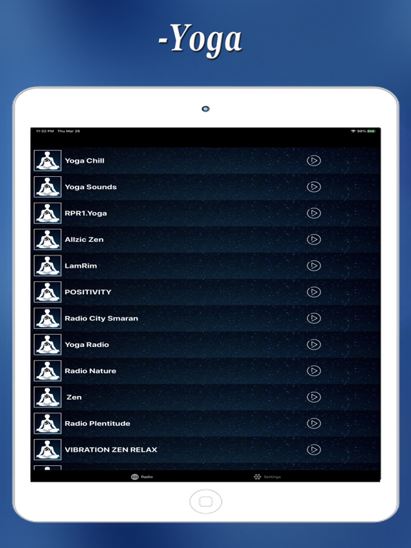 -Yoga iPad screenshot