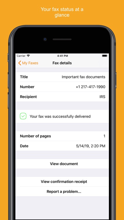 Genius Fax - Fax PDF documents screenshot-3