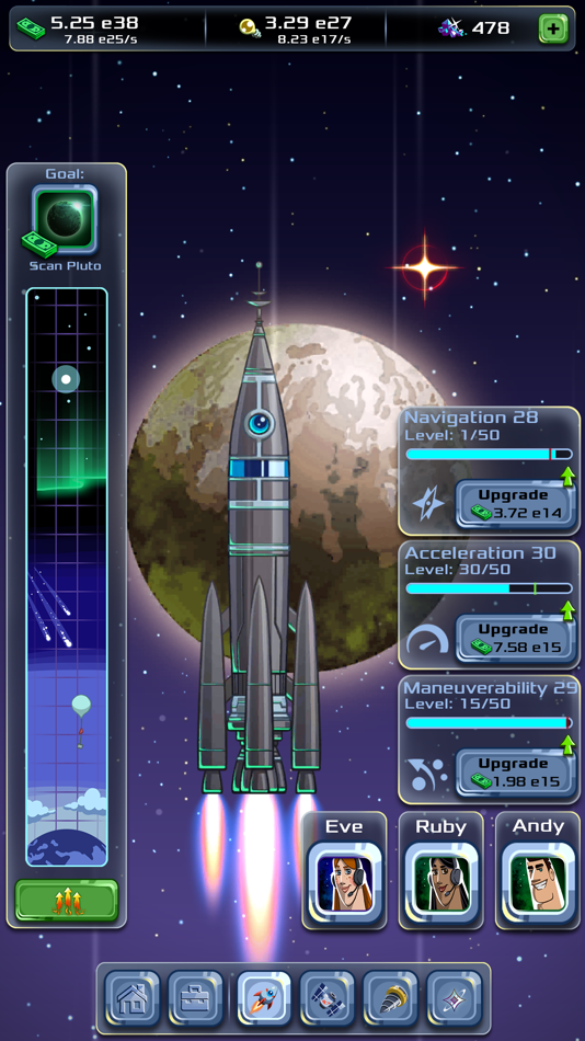 #2. Idle Space Company (iOS) 来自: Bling Bling Games GmbH