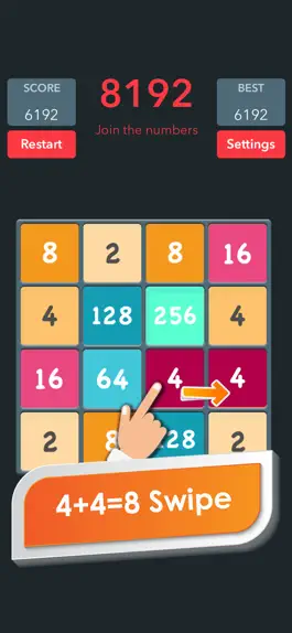 Game screenshot Classic 2048 puzzle game handy mod apk