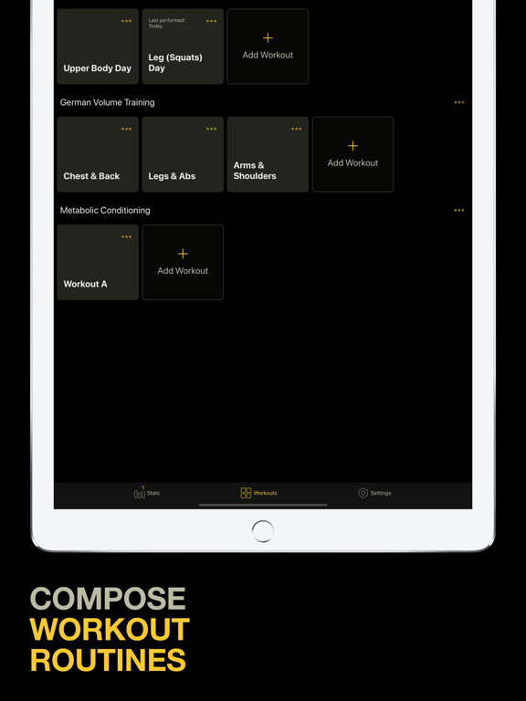 Screenshot #5 pour Strongr: Weight Training Log