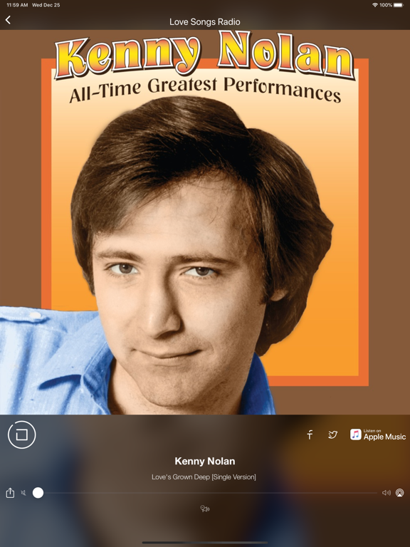 Love Songs Romantic Music iPad screenshot