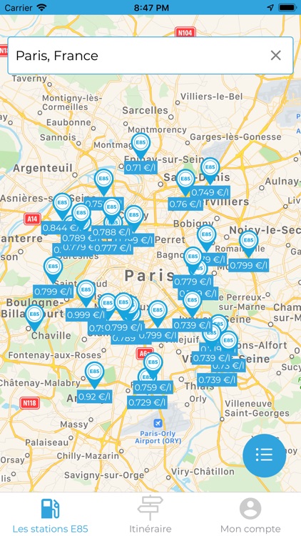 Mes Stations E85 3.0