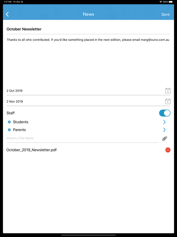 Screenshot #6 pour XUNO Staff