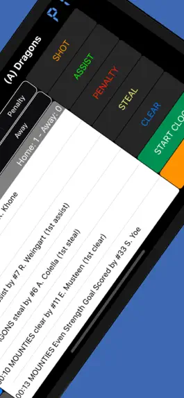 Game screenshot Hockey Scorebook + Stats apk