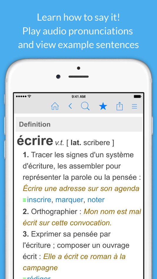 #2. French Dictionary & Thesaurus (iOS) 由: Farlex, Inc.