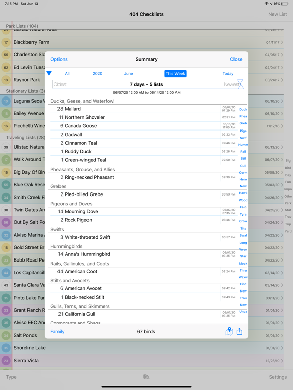 Birdathon iPad screenshot 8 - Education app