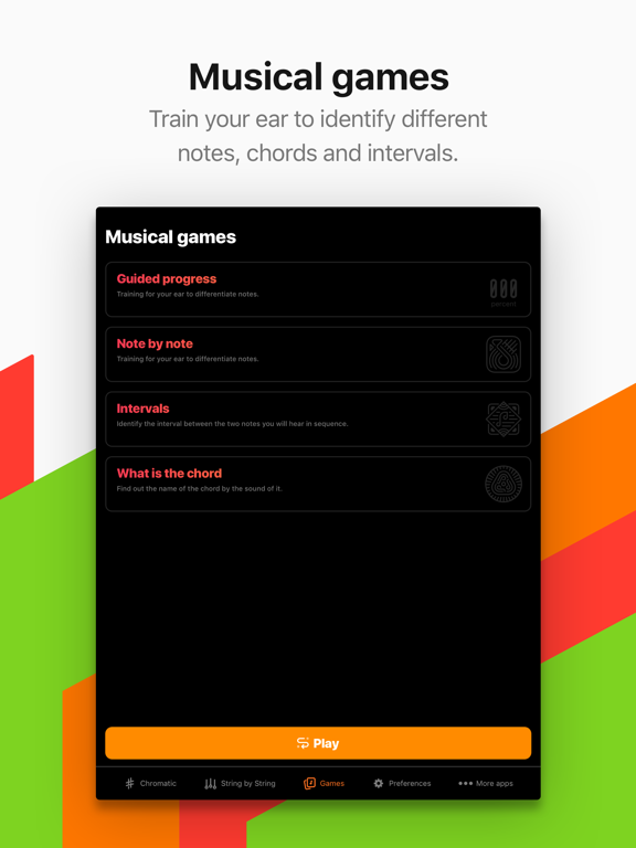Cifra Club Tuner iPad screenshot 4 - Music app
