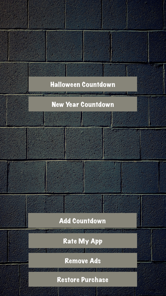 Halloween Countdown ! - 1.0 - (iOS)