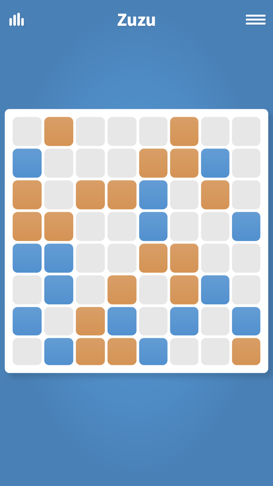 #1. Zuzu · Binary Puzzle Game (iOS) 来自: Matthew Murphy