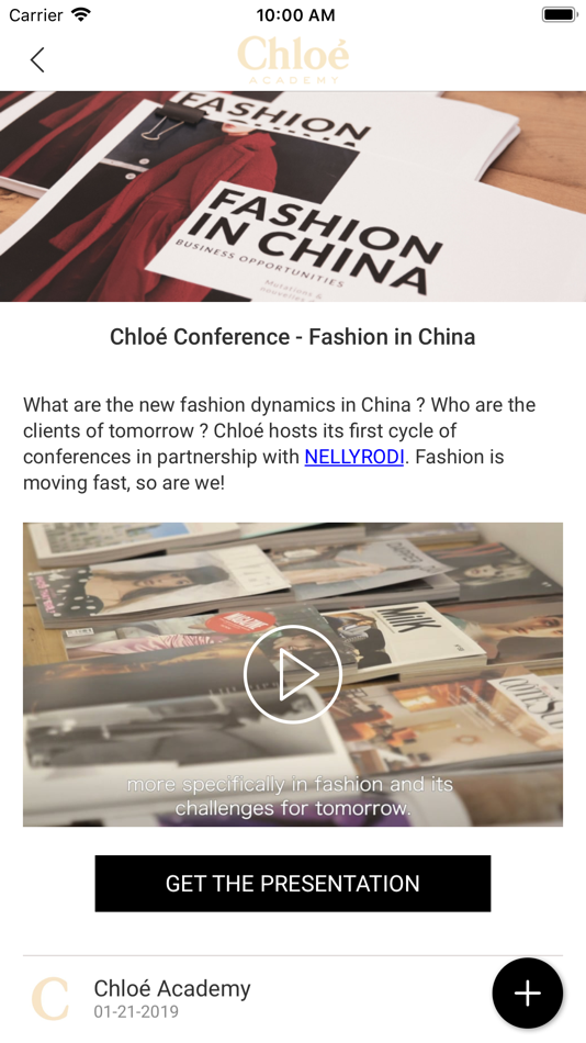 #2. Chloé Academy (iOS) 由: Chloé