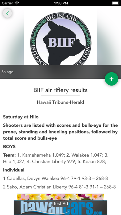 Hawaii Tribune Herald Screenshot
