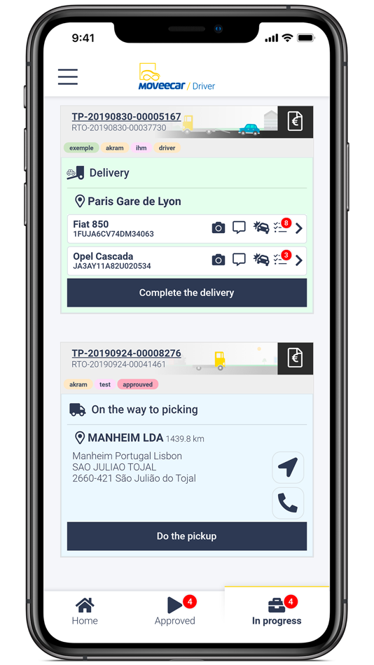#3. Driver by Moveecar (iOS) 由: CEVA Logistics