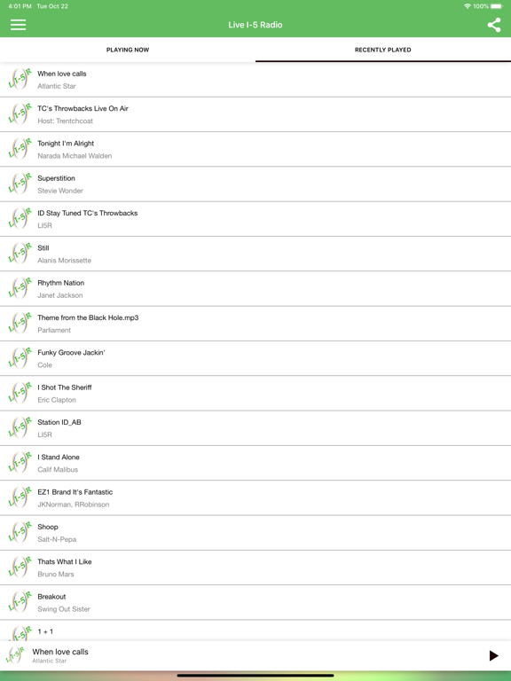 Screenshot #5 pour Live I-5 Radio