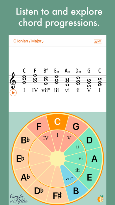 Screenshot #1 pour Circle of Fifths, Opus 2