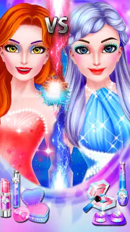 Game screenshot Ice VS Fire Princess Makeup apk