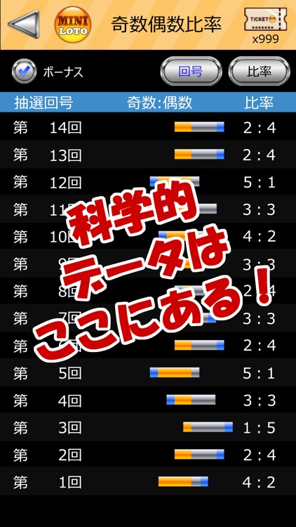 ミニロト 科学的予測 - MINI LOTO screenshot-3