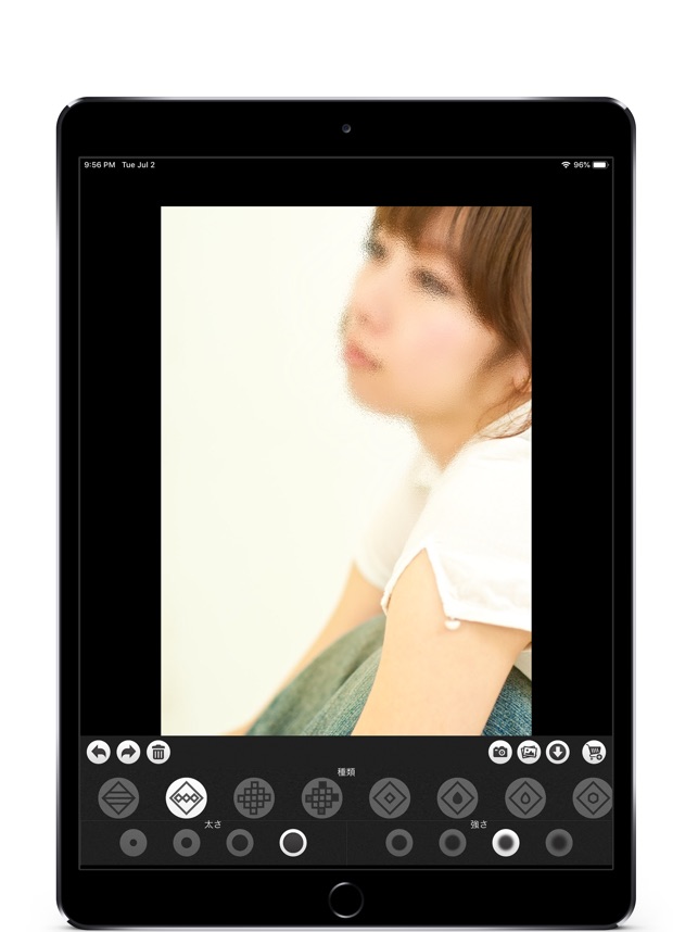 モザイク ぼかし モザイク加工アプリ をapp Storeで