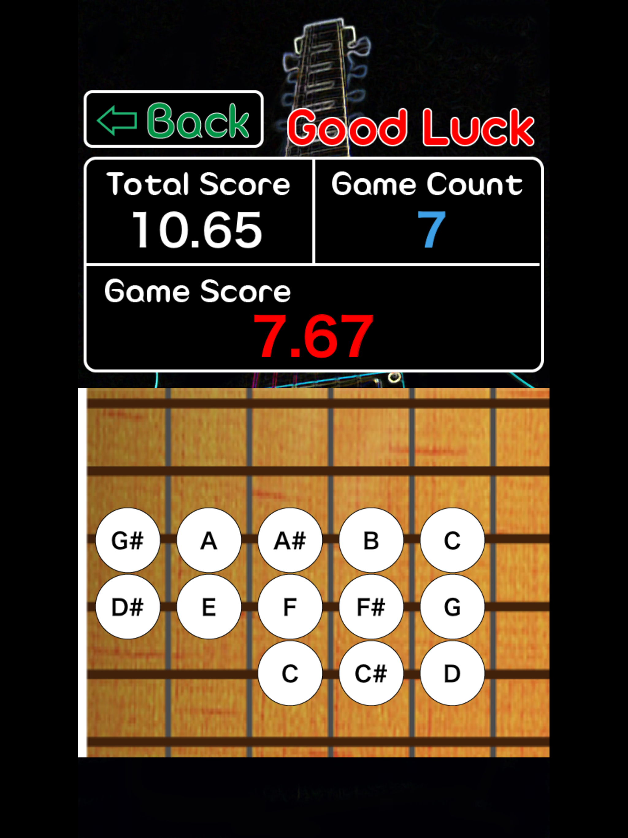 Guitar Perfect Pitch