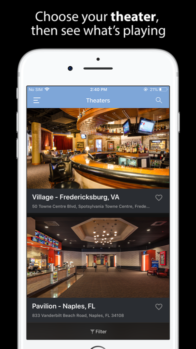 Screenshot #2 pour Paragon Theaters App