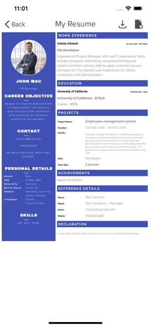 Resume Maker - Professional CV(圖8)-速報App