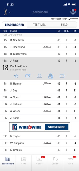 PGA TOUR Mobile(圖7)-速報App