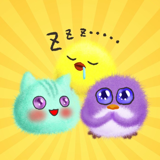 Fluffy Ball Kawaii Stickers icon