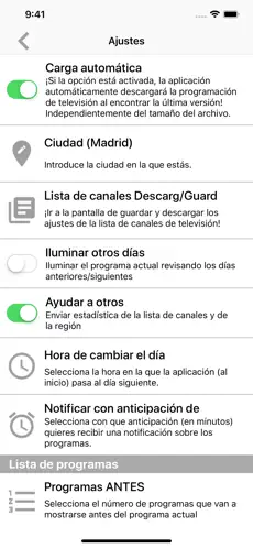 Skærmbillede 6 Programación Tele Ahora iphone