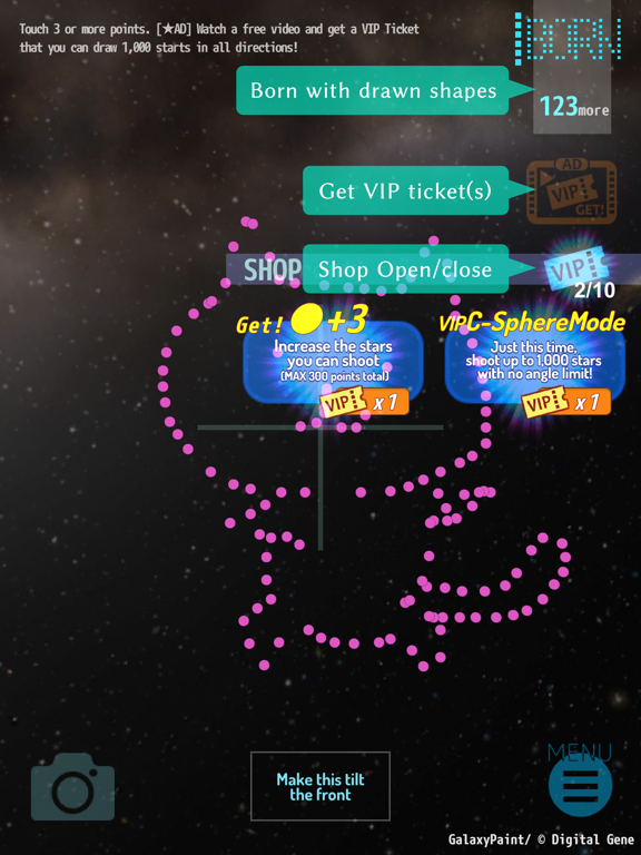 Galaxy Paint iPad screenshot 5 - Entertainment app