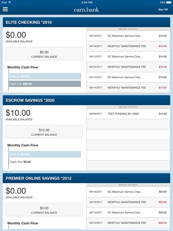 earn.bank Mobile Tablet