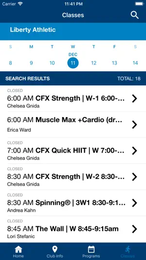 Liberty Athletic Club screenshot 4