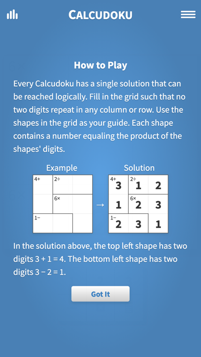 Calcudoku · Math Logic Puzzles Screenshot