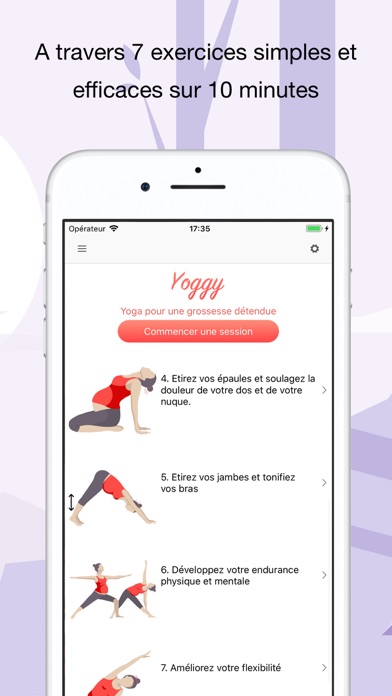 Screenshot #2 pour Yoggy: yoga pour grossesse