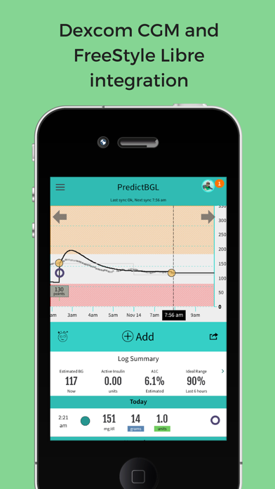 Jade Insulin Dose Calc Screenshot