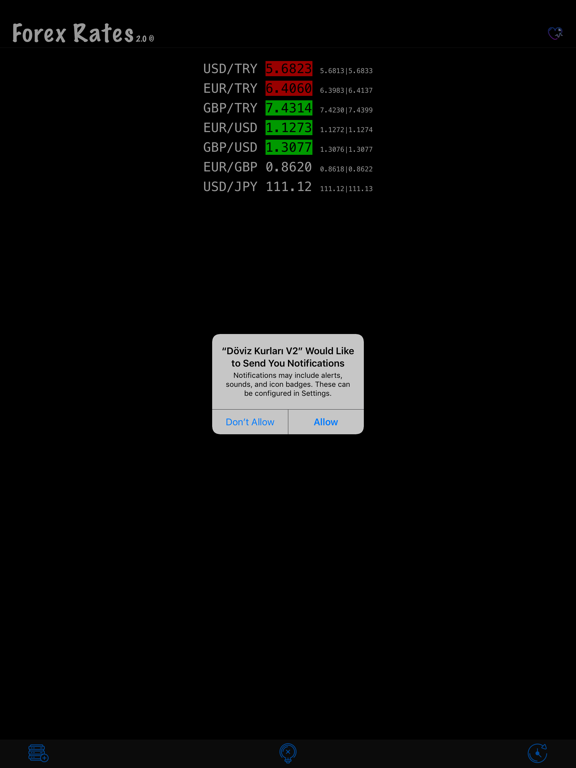 Forex Rates V2 iPad screenshot 1 - Finance app