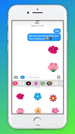 Game screenshot Flora Stickers apk
