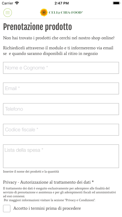 How to cancel & delete Celiachia Food from iphone & ipad 4