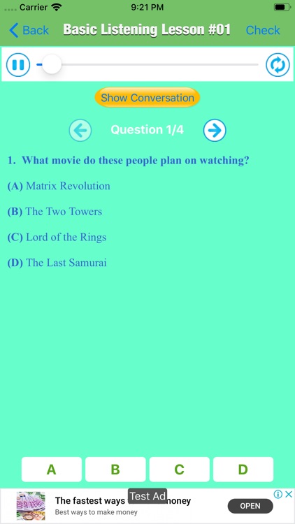 English Listening Lessons