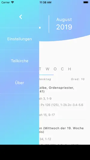 Liturgischer Kalender Immerwäh screenshot 3