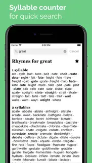 rhymes! iphone screenshot 2