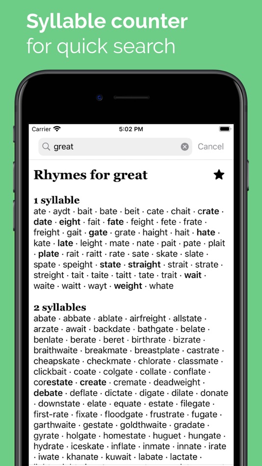 #2. Rhymes! (iOS) 由: Alexey Tataurov