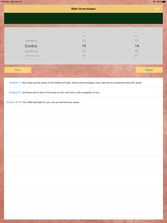 Screenshot #4 pour Bible Verse Keeper