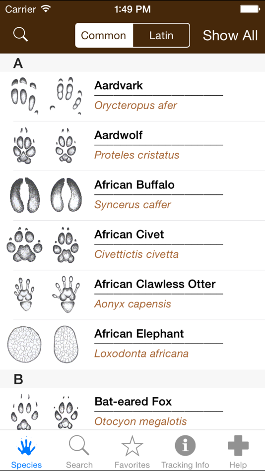 #1. iTrack Africa (iOS) 由: NatureTracking.com