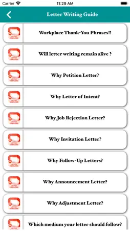 Letter Templates screenshot 5