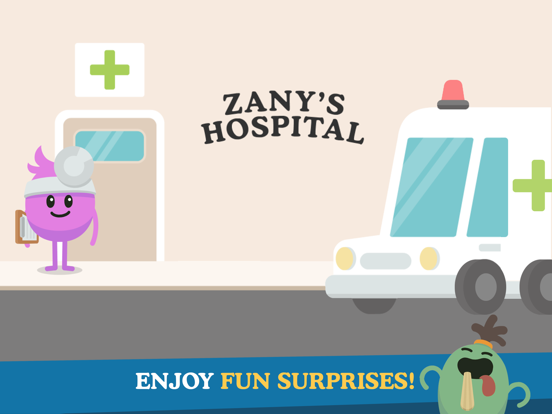 Dumb Ways JR Zany's Hospital iPad app afbeelding 5