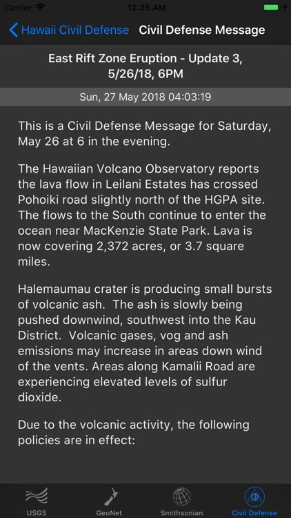 Volcano Updates screenshot-8