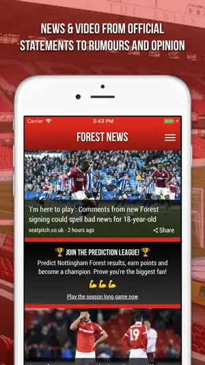 Forest News - Fan App screenshot 1